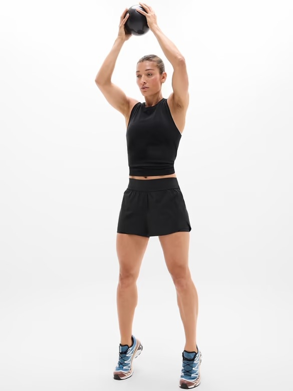 Athleta. Black 'In Motion' Seamless Tank. Size XXS.